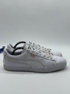 Men’s Puma Basket Vulc White Low Top Trainers Size UK 9