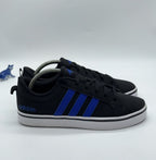 Adidas VS Pace 2.0 HP6004 Black x Royal Blue 3 Stripes UK Size 6