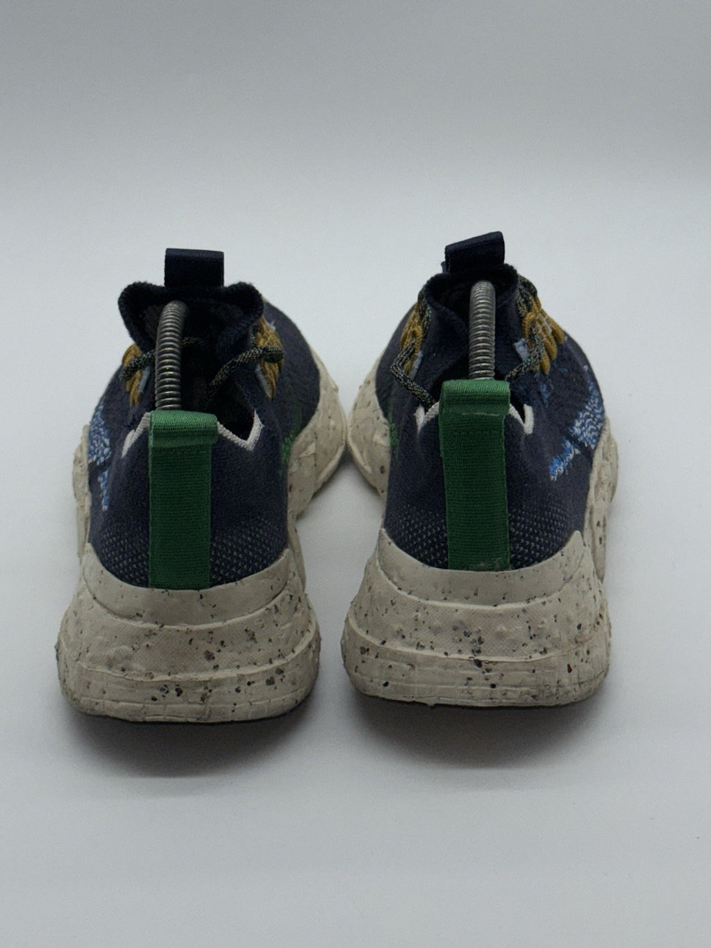 (2021) Nike Space Hippie 01 Obisidan Navy Blue Green Retro Trainers UK 7.5