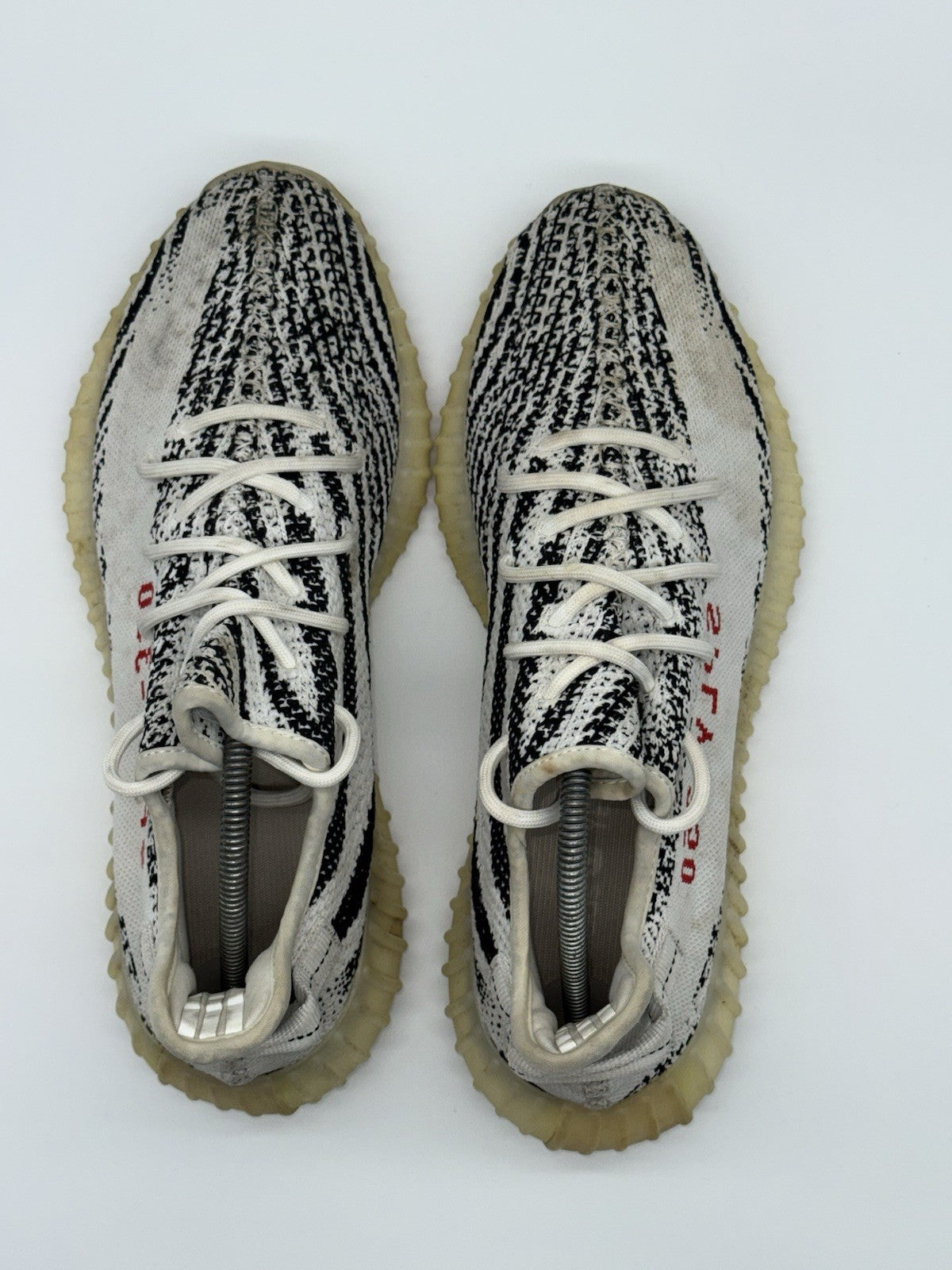 adidas Yeezy Boost 350 V2 Black x White Zebra Men's UK 10.5 - CP9654