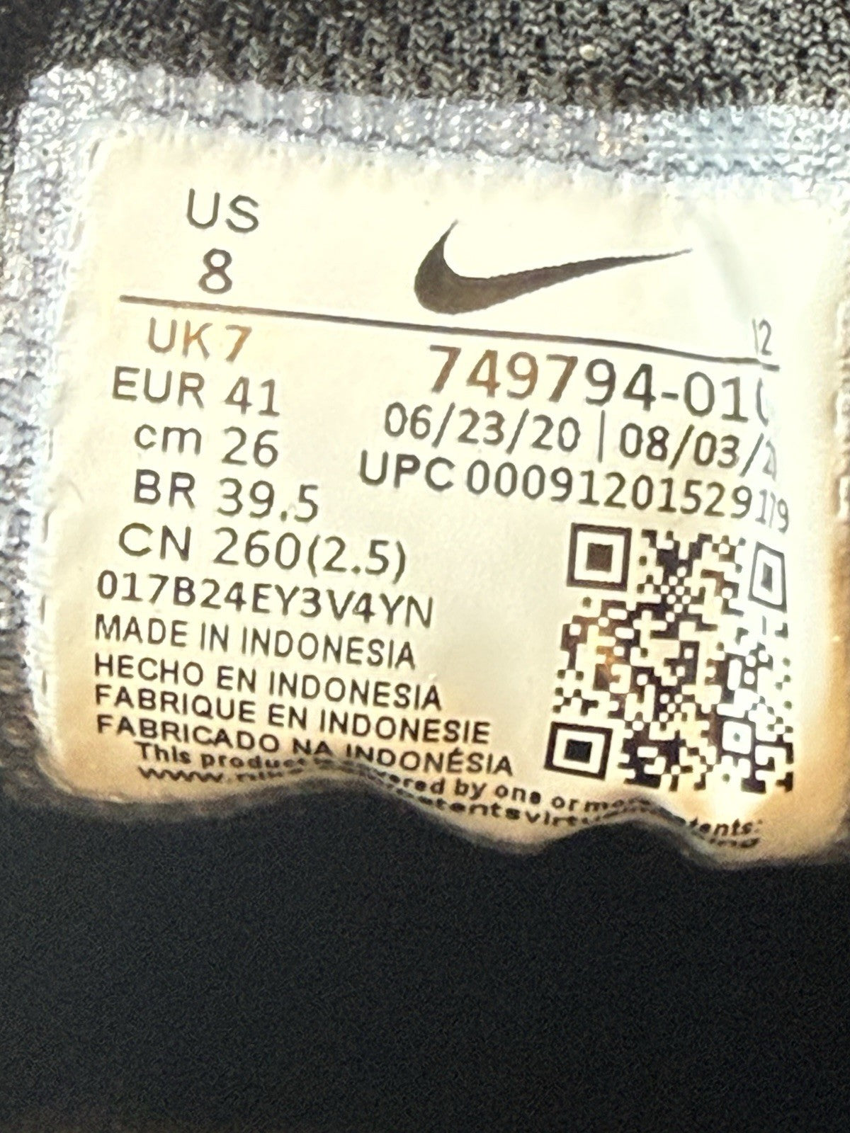 Nike MD Runner 2 'Black x White' (2020) – UK 7