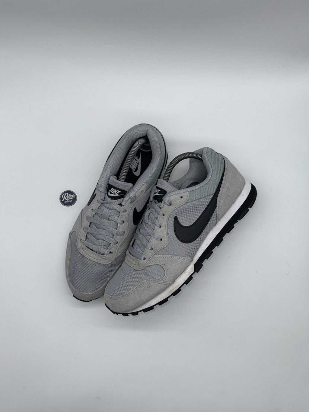 Nike MD Runner 2 'Wolf Grey x Black x White' trainers – UK 7