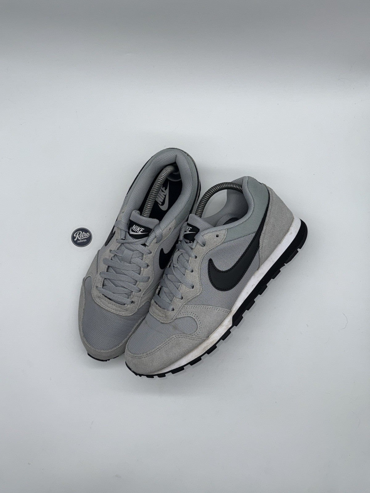 Nike MD Runner 2 'Wolf Grey x Black x White' trainers – UK 7