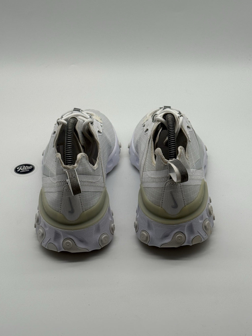 Nike React Element 55 'Pure Platinum x White' (2018) – UK 7.5
