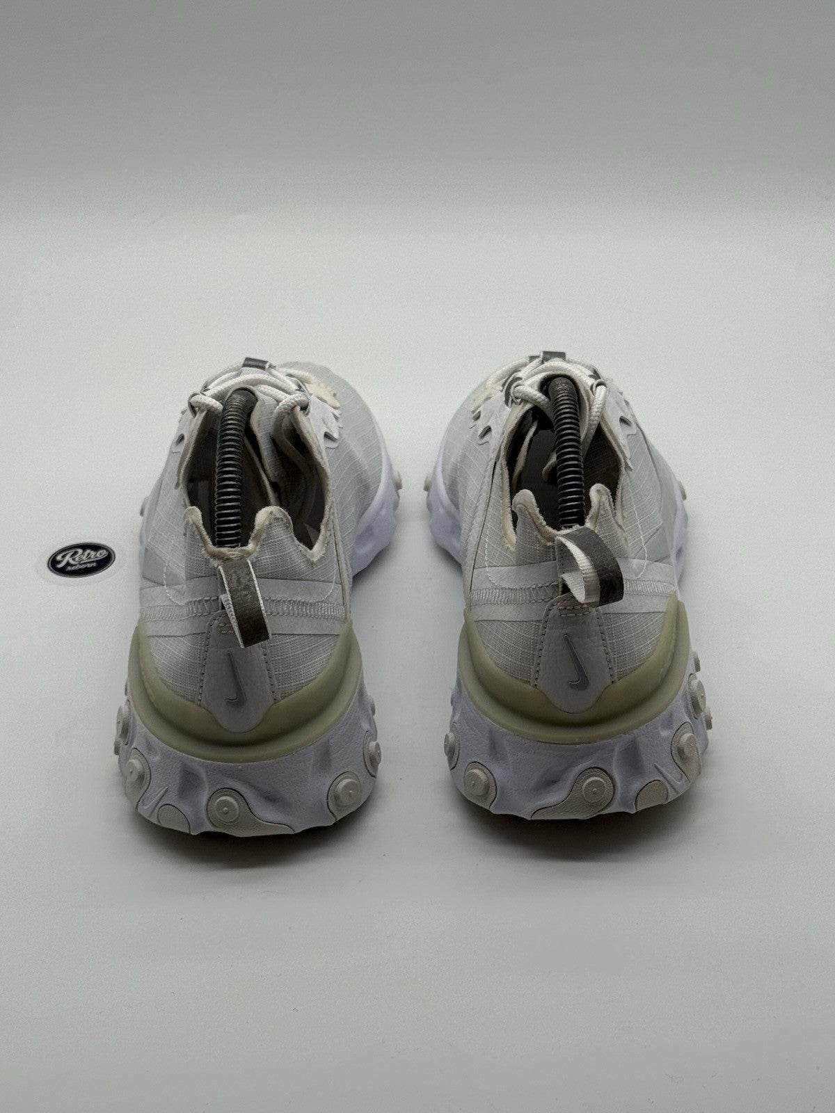 Nike React Element 55 'Pure Platinum x White' (2018) – UK 7.5