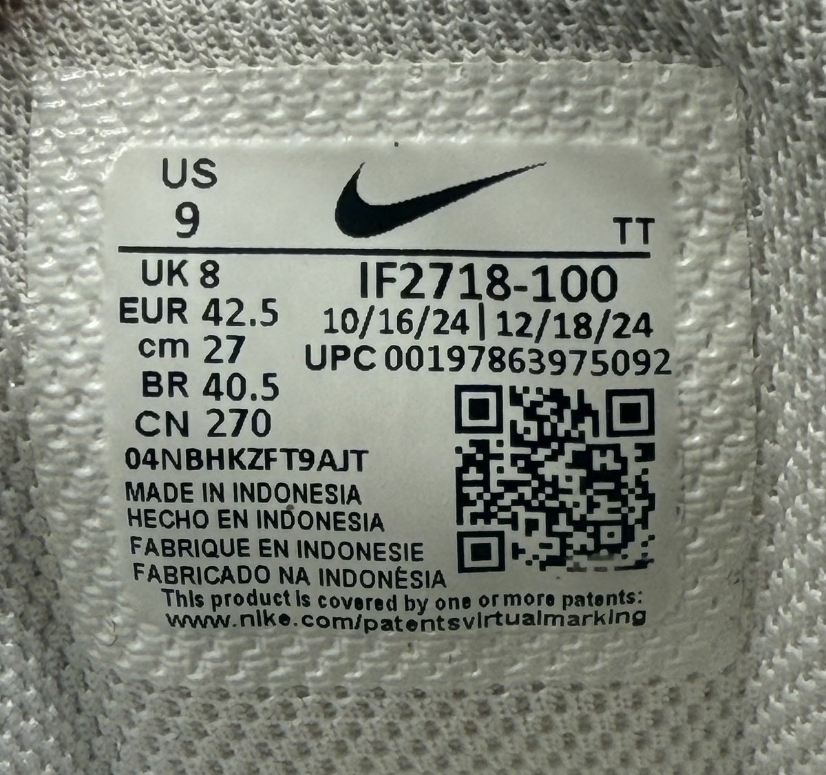 Nike Air Max 95 OG 'Diffused Blue x White' – UK 8