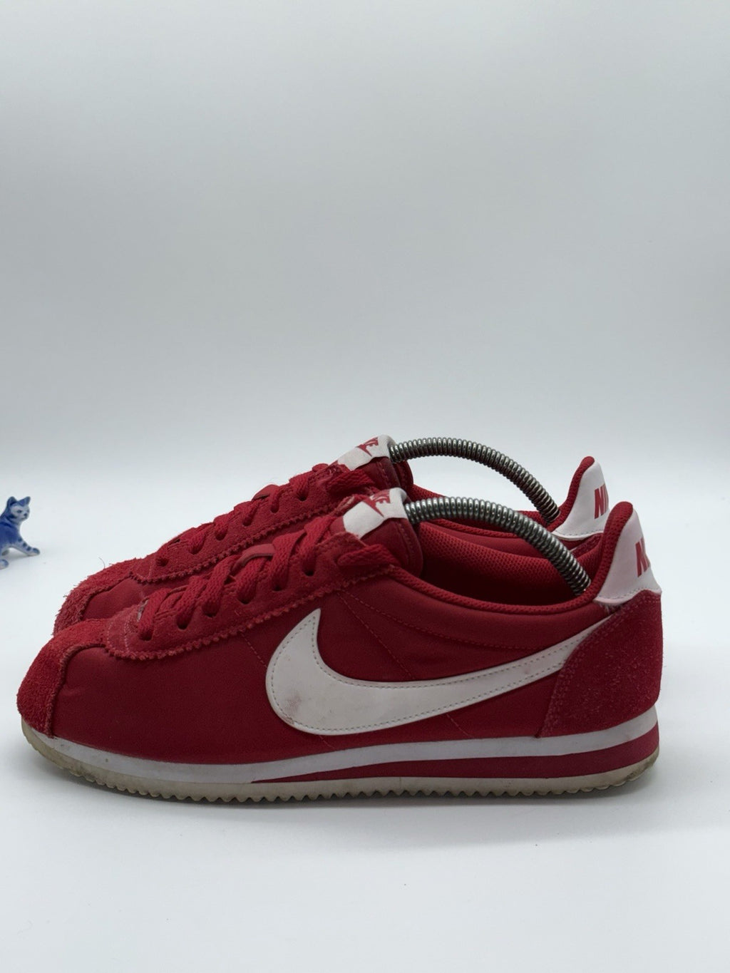 (2015) Retro Nike Classic Cortez Nylon OG Trainers - Gym Red - Size UK 7