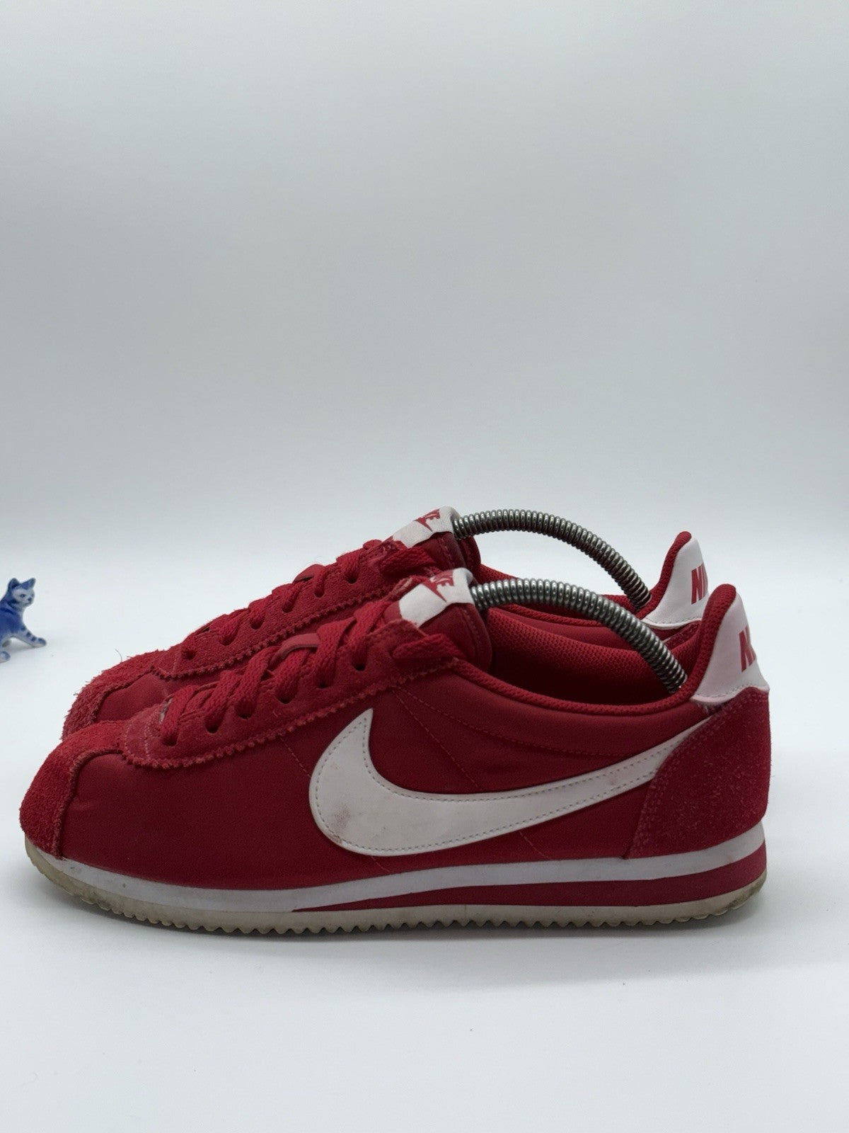 (2015) Retro Nike Classic Cortez Nylon OG Trainers - Gym Red - Size UK 7