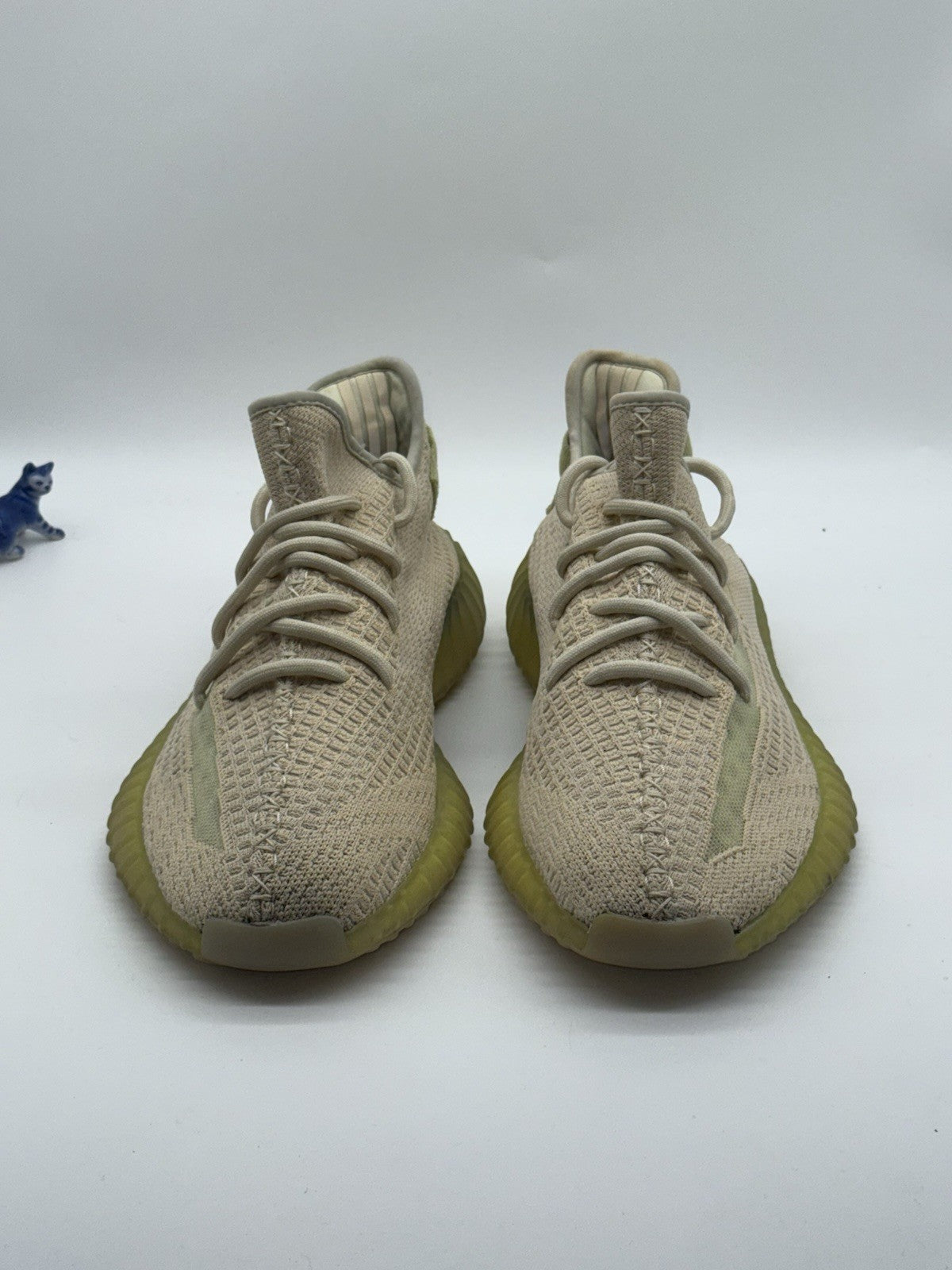 adidas Yeezy Boost 350 V2 Flax Light Brown Hemp Mens UK 10.5 Trainers (FX9028)