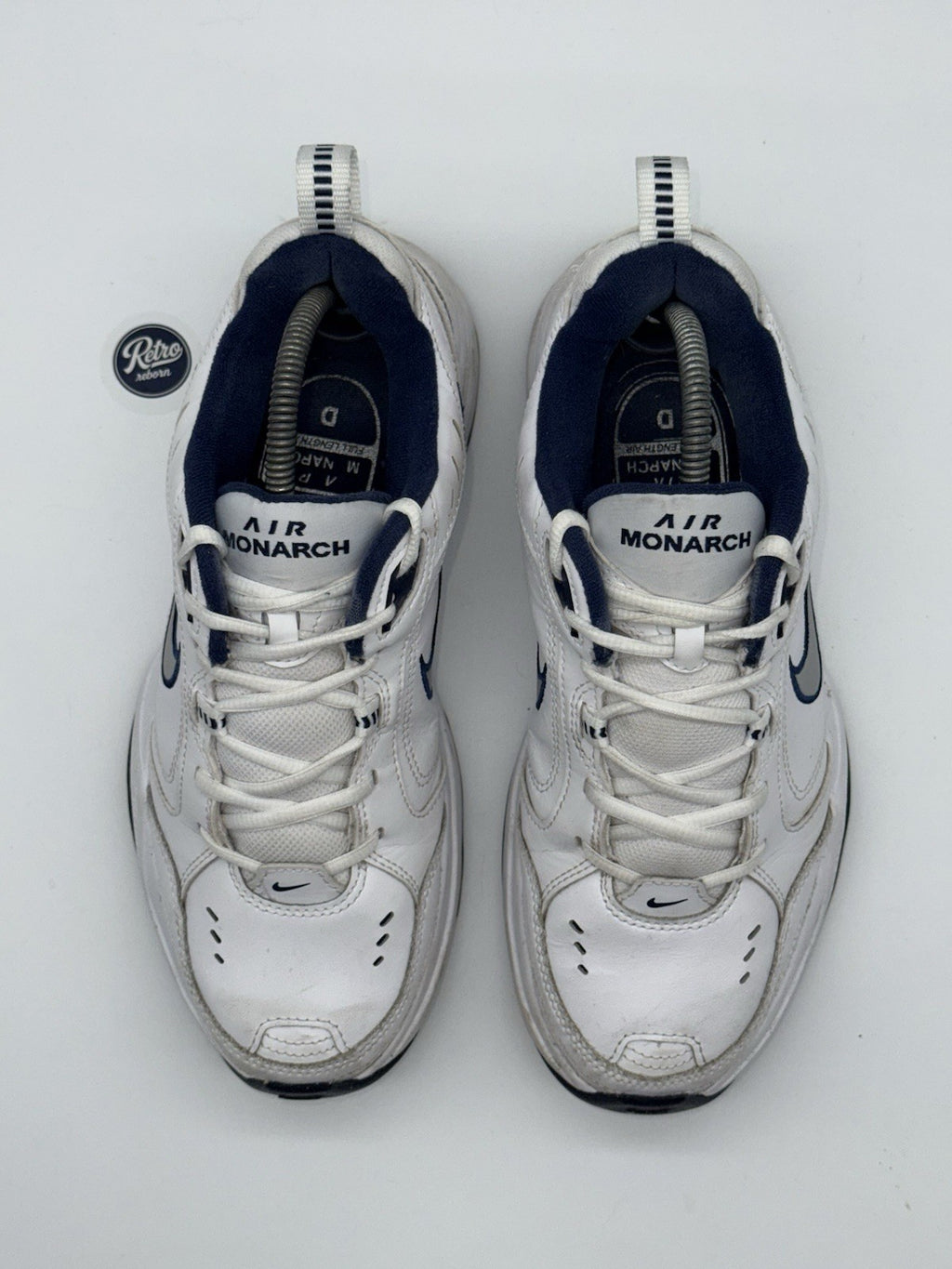 Nike Air Monarch IV 'White x Navy' – UK 7