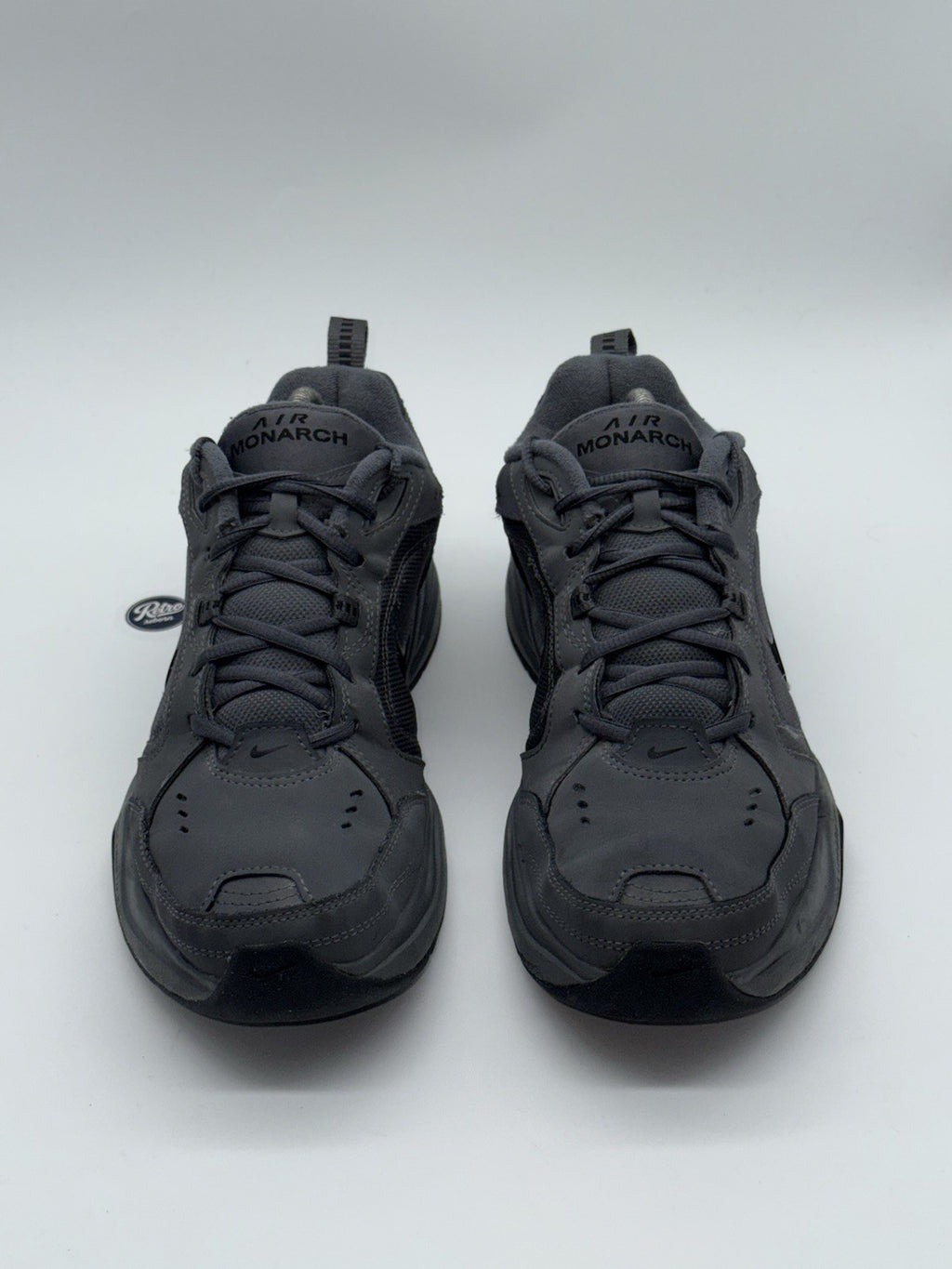 Nike Air Monarch IV 'Dark Grey x Black' (2025) – UK 8