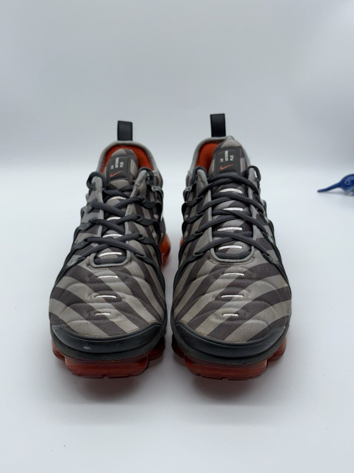 Nike Air VaporMax Plus Wolf Grey Stripes Monsoon Blue UK 7 (924453-020)
