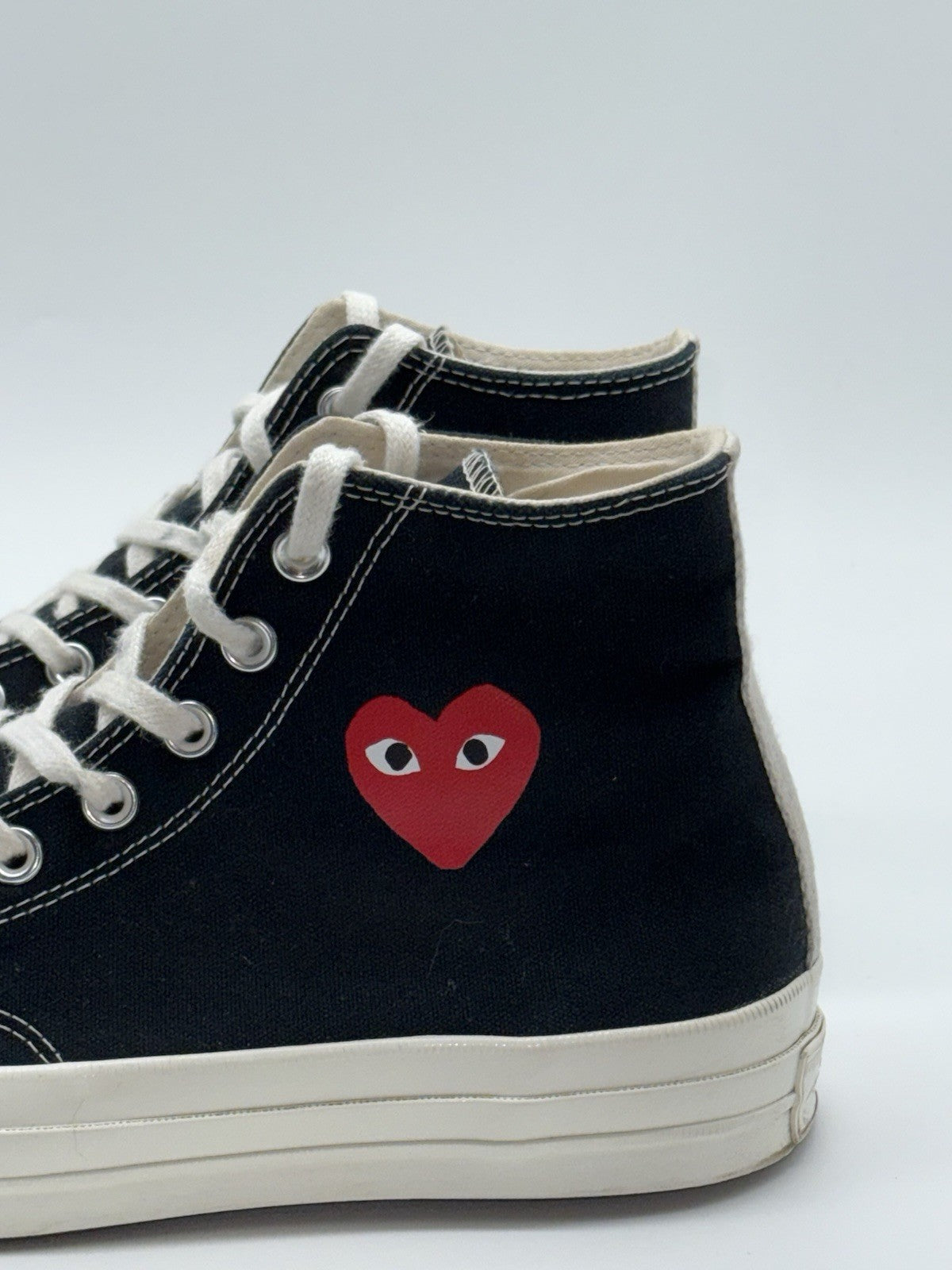 Comme des Garcons Play x Converse Chuck 70 High Red Heart Black Size UK 9