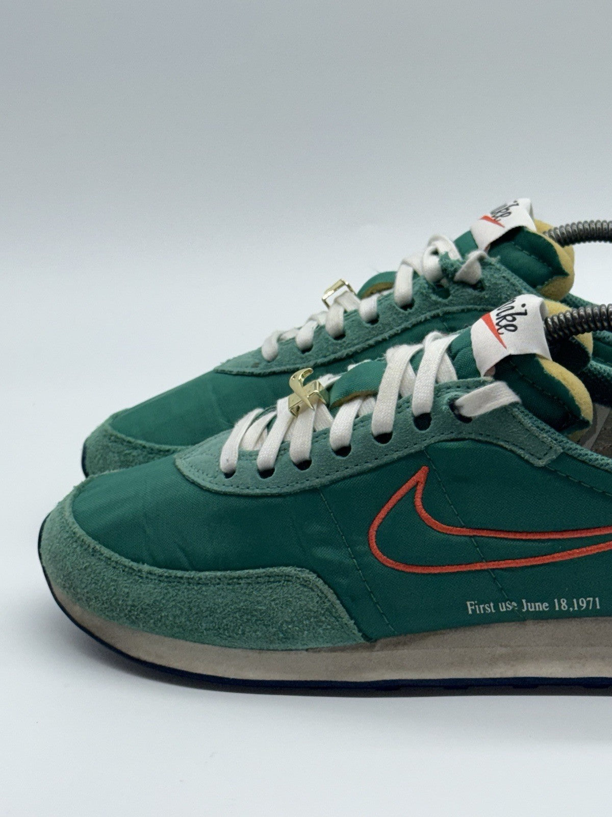 Nike Waffle Trainer 2 'Green Noise x Orange' (2021) – UK 9