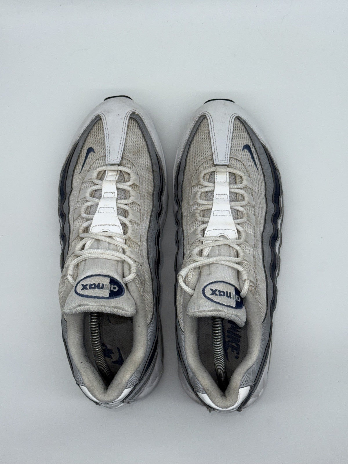 Nike Air Max 95 OG Trainers - Diffused Blue / White - Size UK 8 - (IF2718-100)