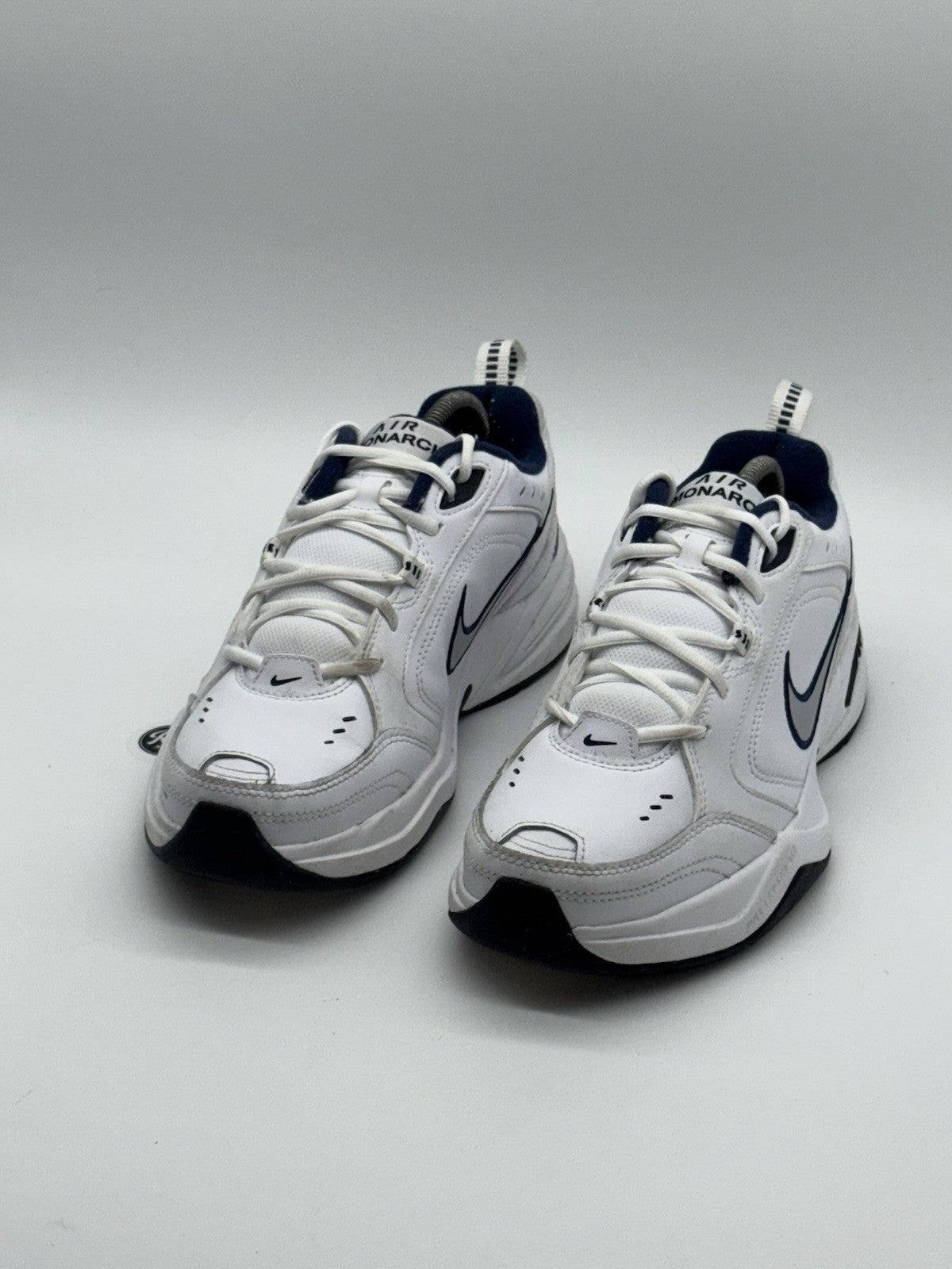 Nike Air Monarch IV 'White x Navy' (2025) – UK 8