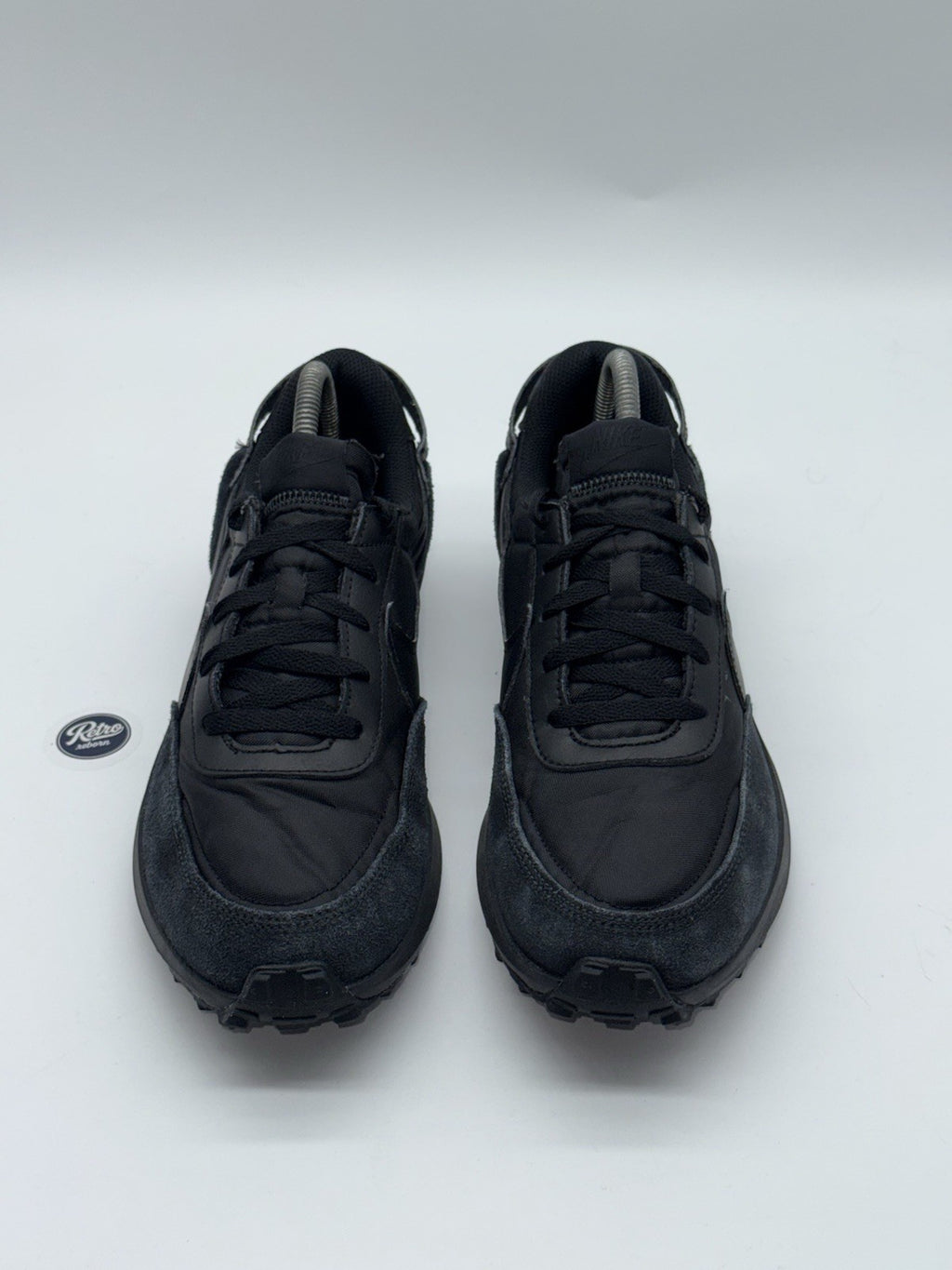 Nike Waffle Debut 'Triple Black' (2022) – UK 7.5