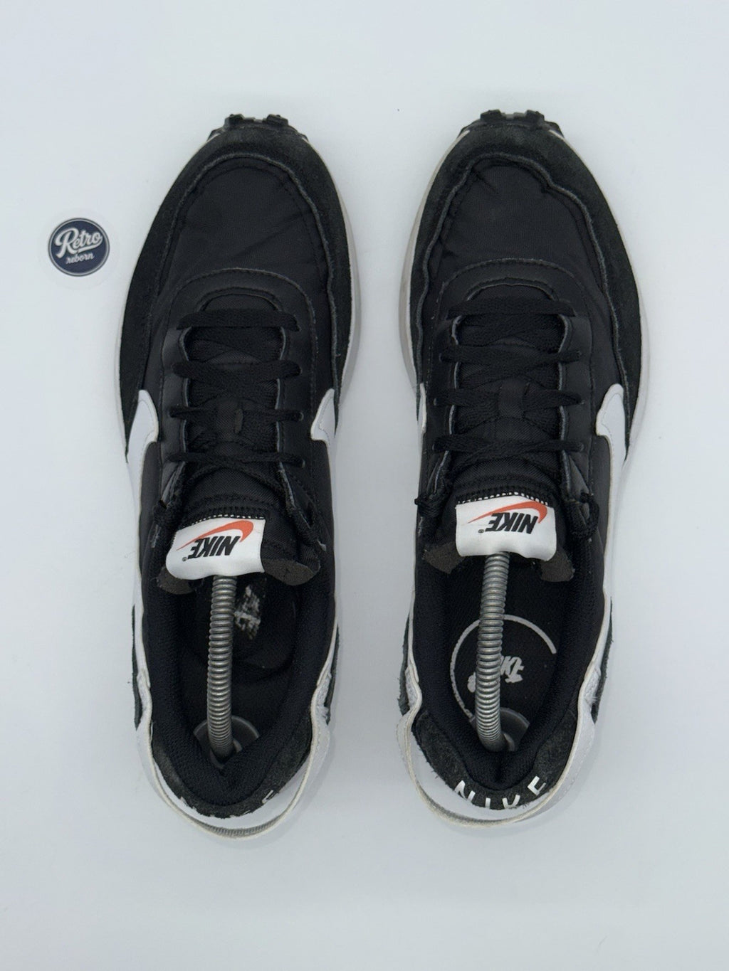 Nike Waffle Debut 'Black x White x Orange' – UK 8