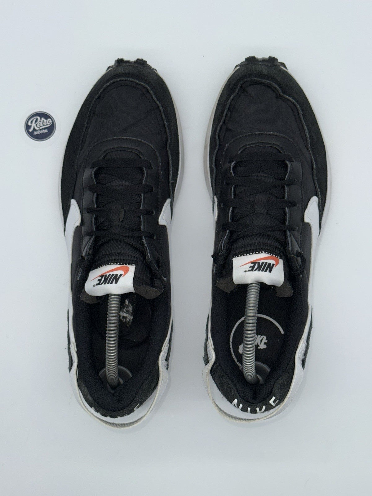 Nike Waffle Debut 'Black x White x Orange' – UK 8
