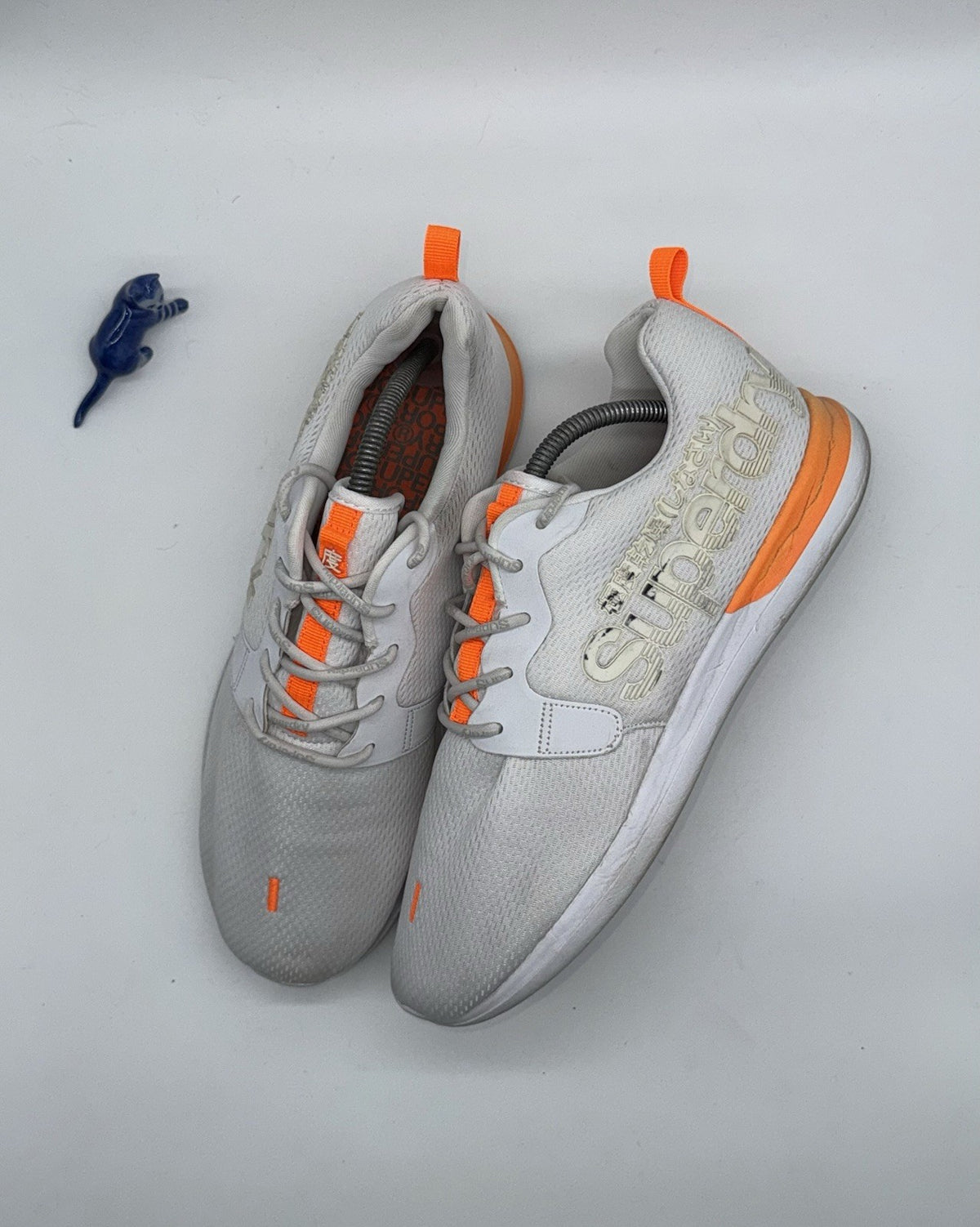 Superdry Hyper Core Runner 'White x Orange' trainers – UK 9