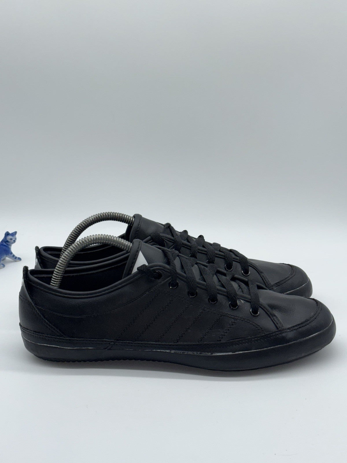 (2013) adidas Originals Nizza Lo Remo Black Leather Trainers Men’s UK 8