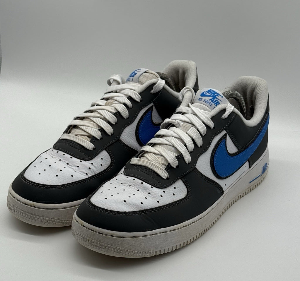 (2022) Nike Air Force 1 07 Iron Grey Photo Blue (FB3360-100) Men’s UK 9.5