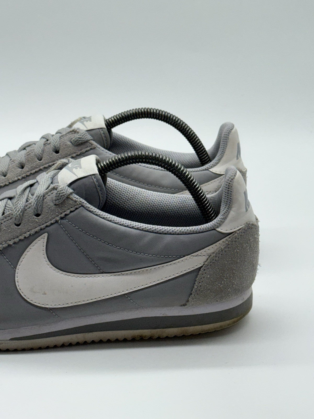 Nike Classic Cortez Nylon 'Wolf Grey x White' (2015) – UK 8