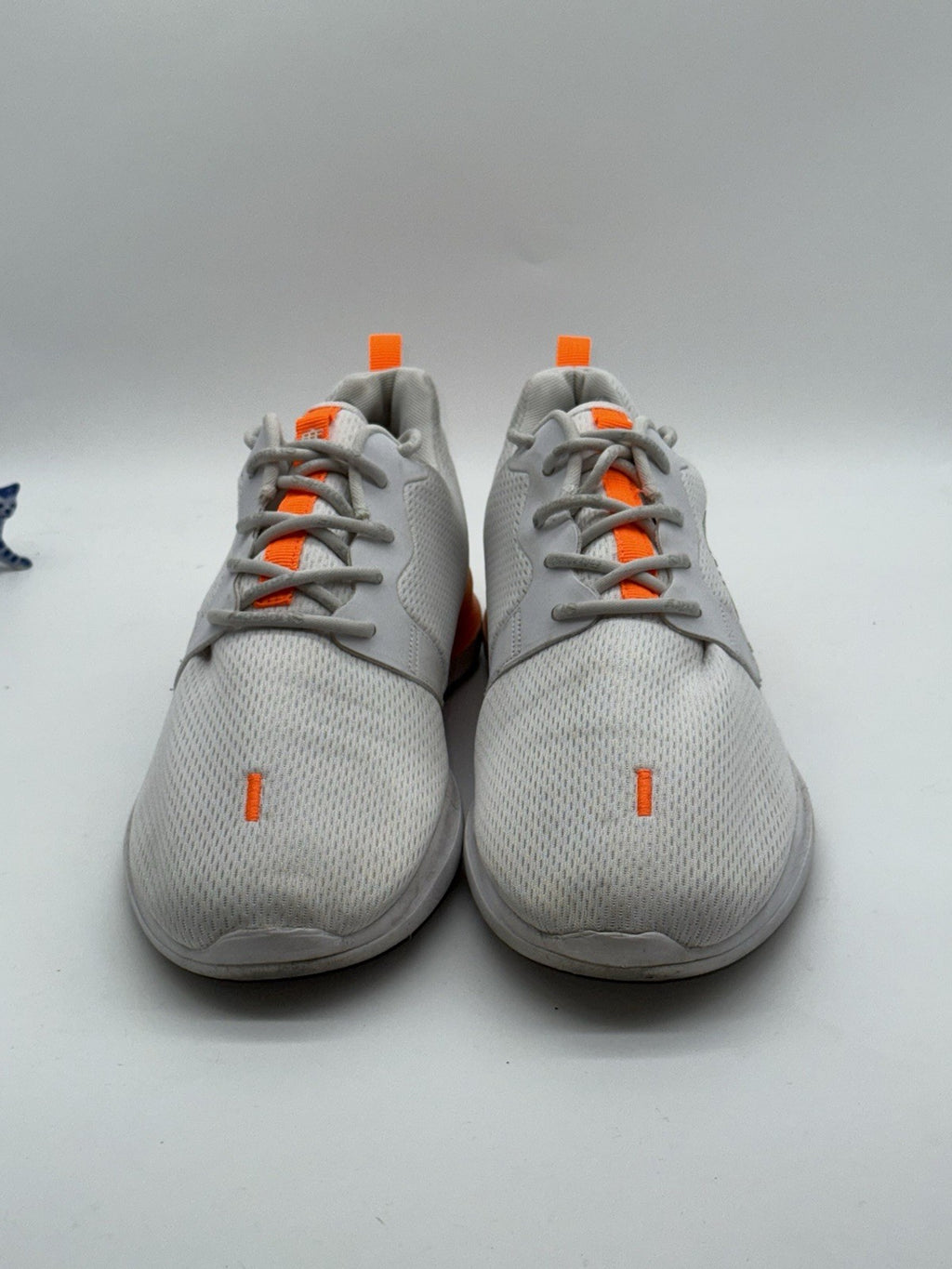 Men’s Superdry Hyper Core Lightweight Runner Trainers UK 9 White x Orange