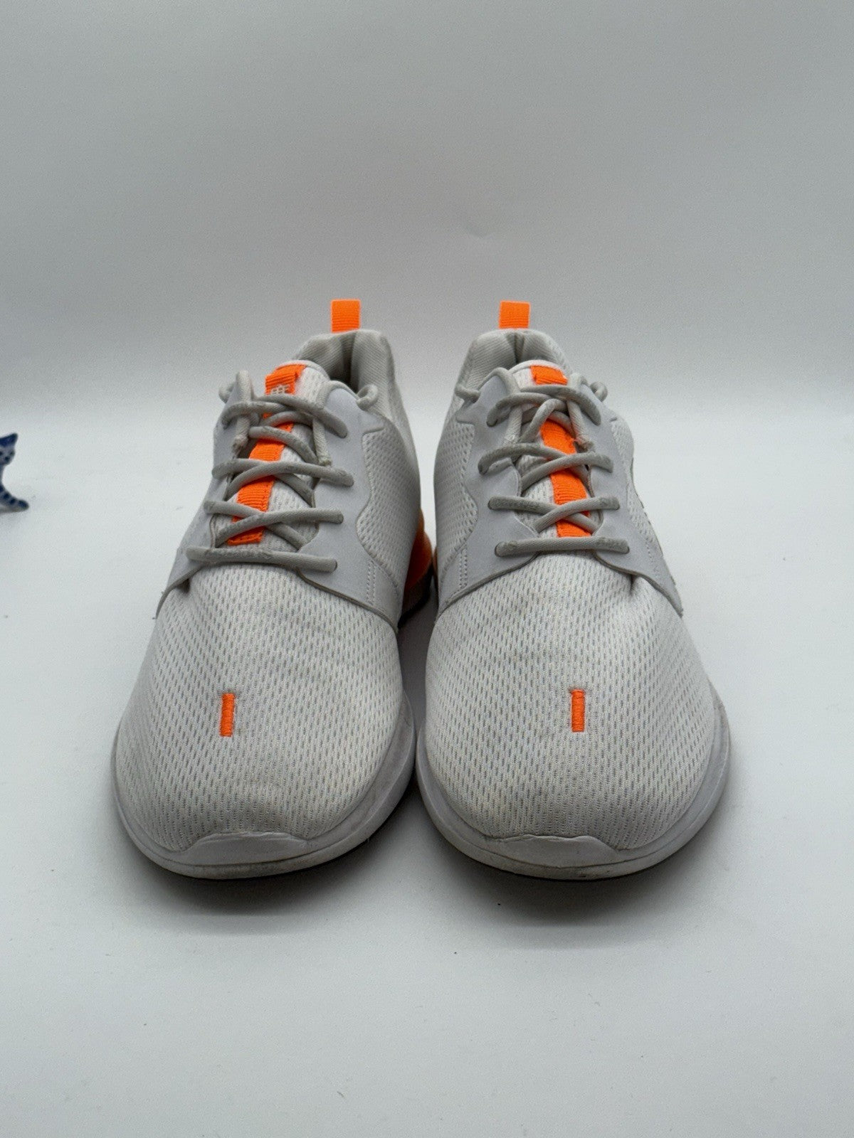 Men’s Superdry Hyper Core Lightweight Runner Trainers UK 9 White x Orange