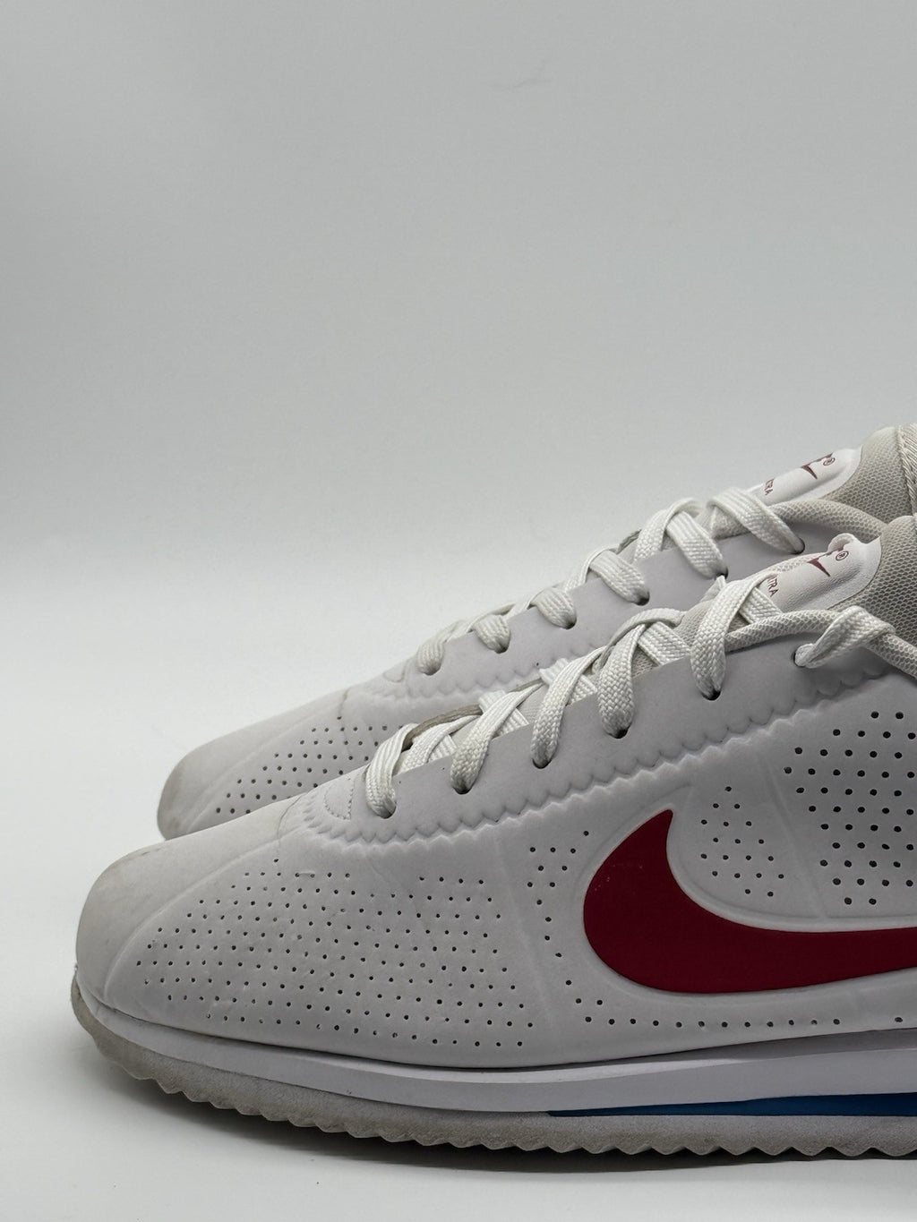 Nike Classic Cortez Ultra Moire OG (845013-100) Forrest Gump White Red Mens UK 7