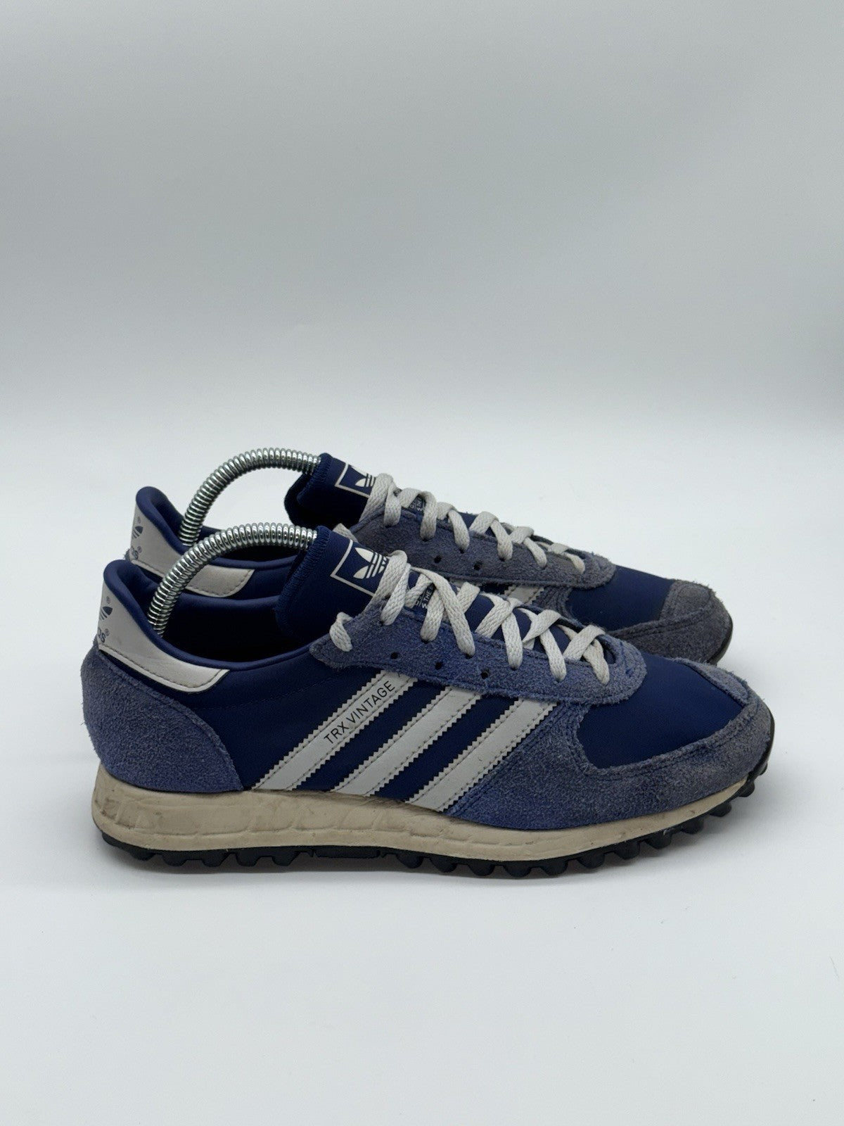 (2022) Adidas Originals TRX Vintage Blue x Cream x White Retro Trainers UK 6