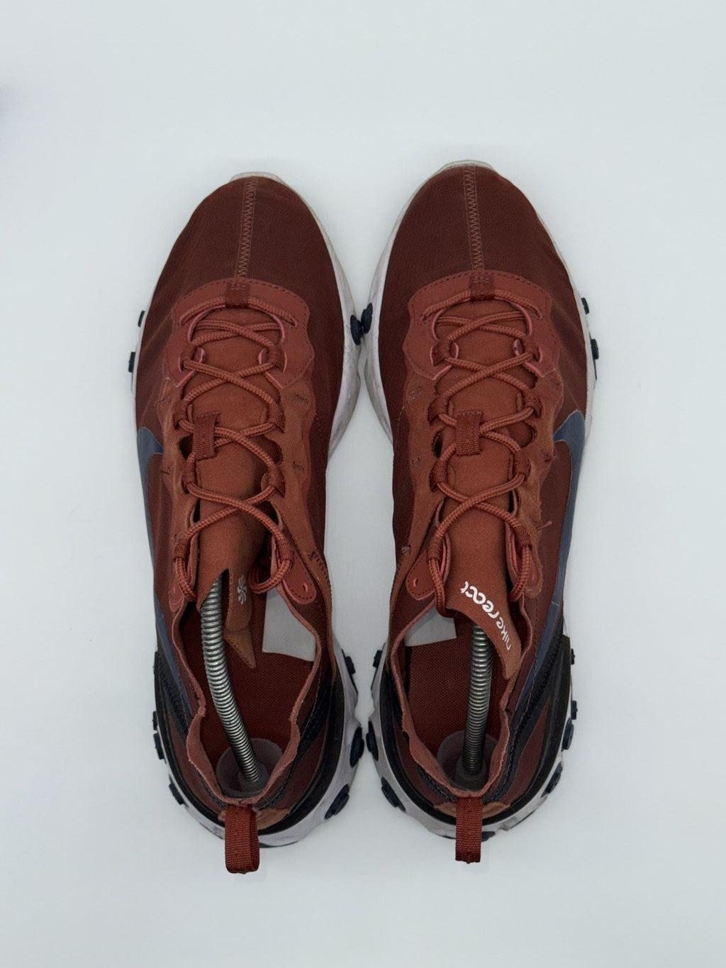 (2018) Nike React Element 55 Mars Stone Midnight Navy Men's UK 10 - BQ6166-600