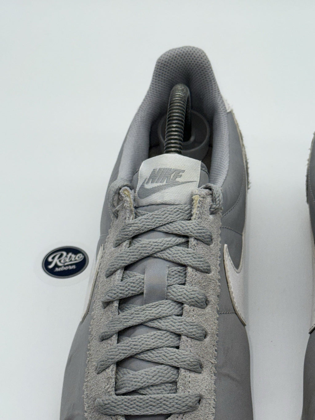 Nike Classic Cortez Nylon 'Wolf Grey x White' (2015) – UK 8