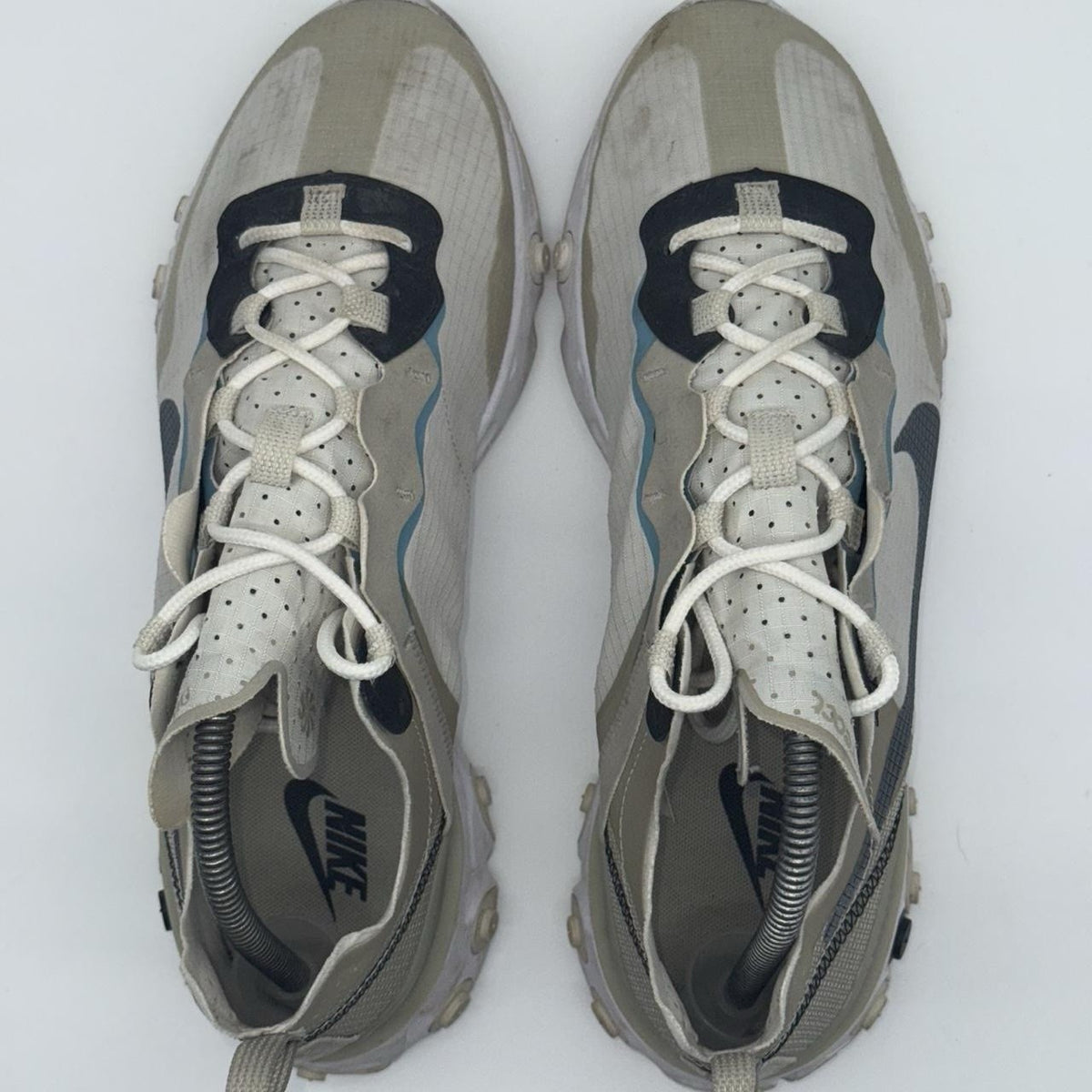 Nike React Element 55 'Beige x Blue x Grey' (2020) – UK 8