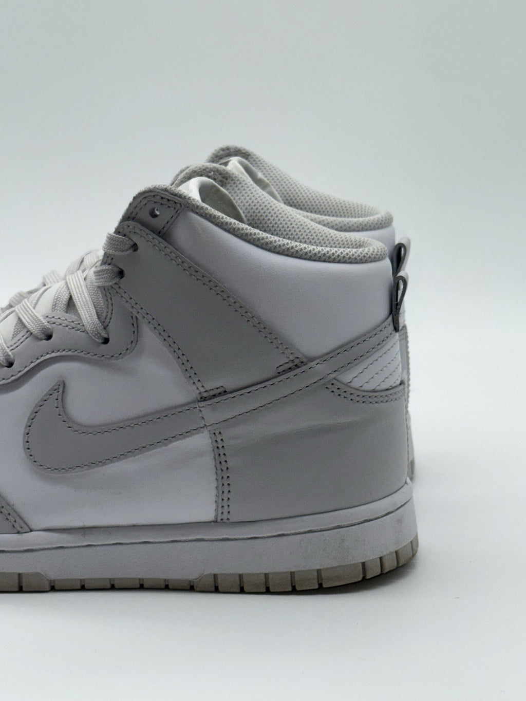 Nike Dunk High Retro White Vast Grey - Size UK 6 (DD1399-100)