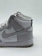 Nike Dunk High Retro White Vast Grey - Size UK 6 (DD1399-100)