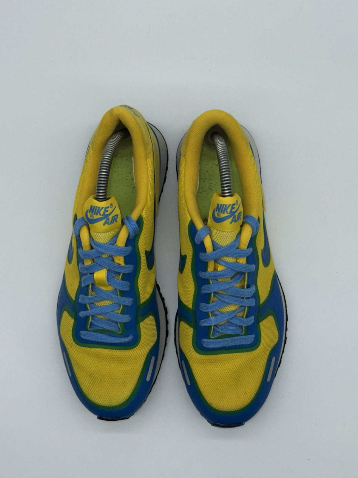 (2011) Nike Air Vortex Fuse Tour Yellow/Light Italy Blue Vintage Trainers UK 6
