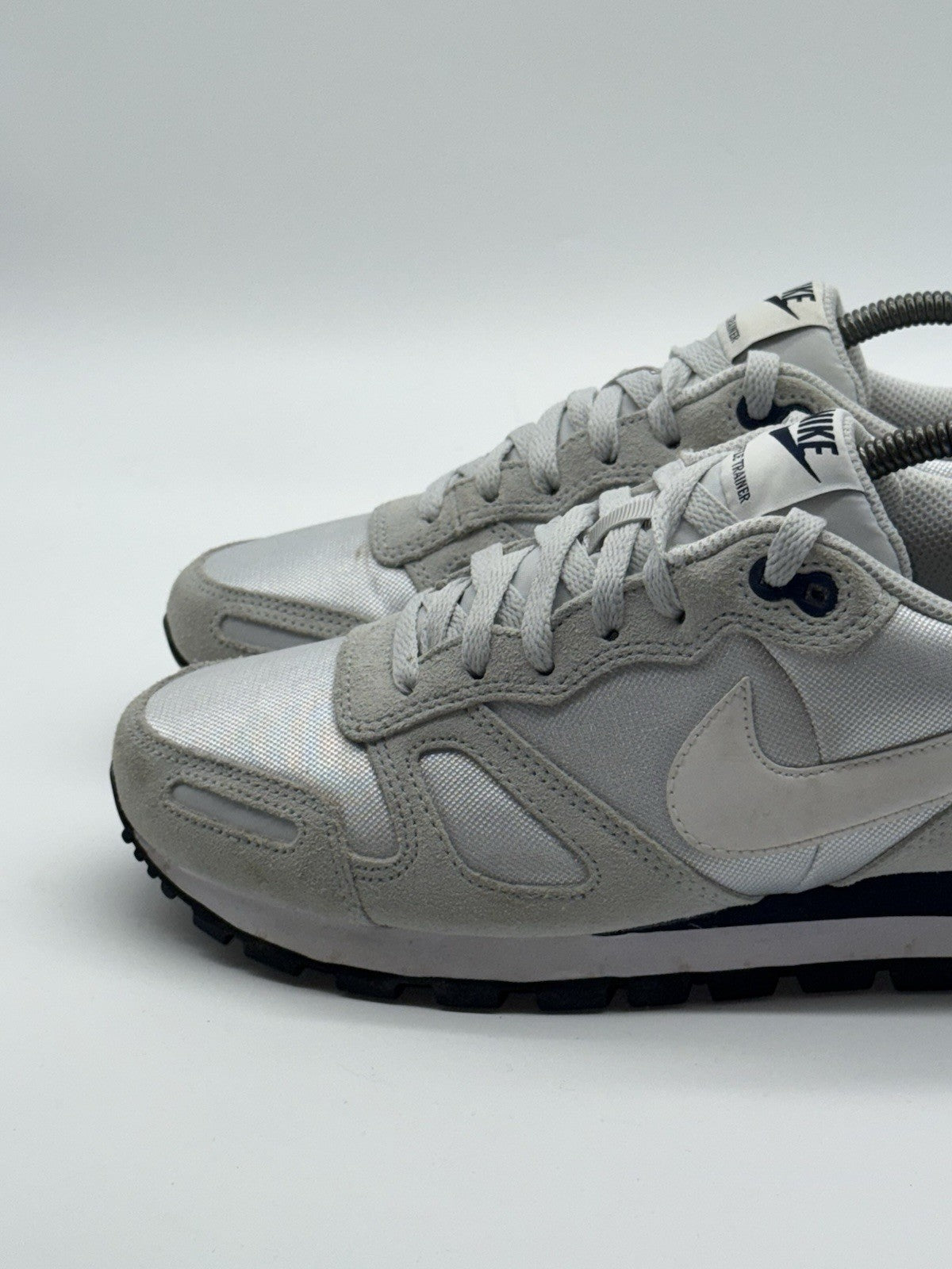 Nike Air Waffle Trainer 'Pure Platinum x Grey x Navy' (2015) – UK 8