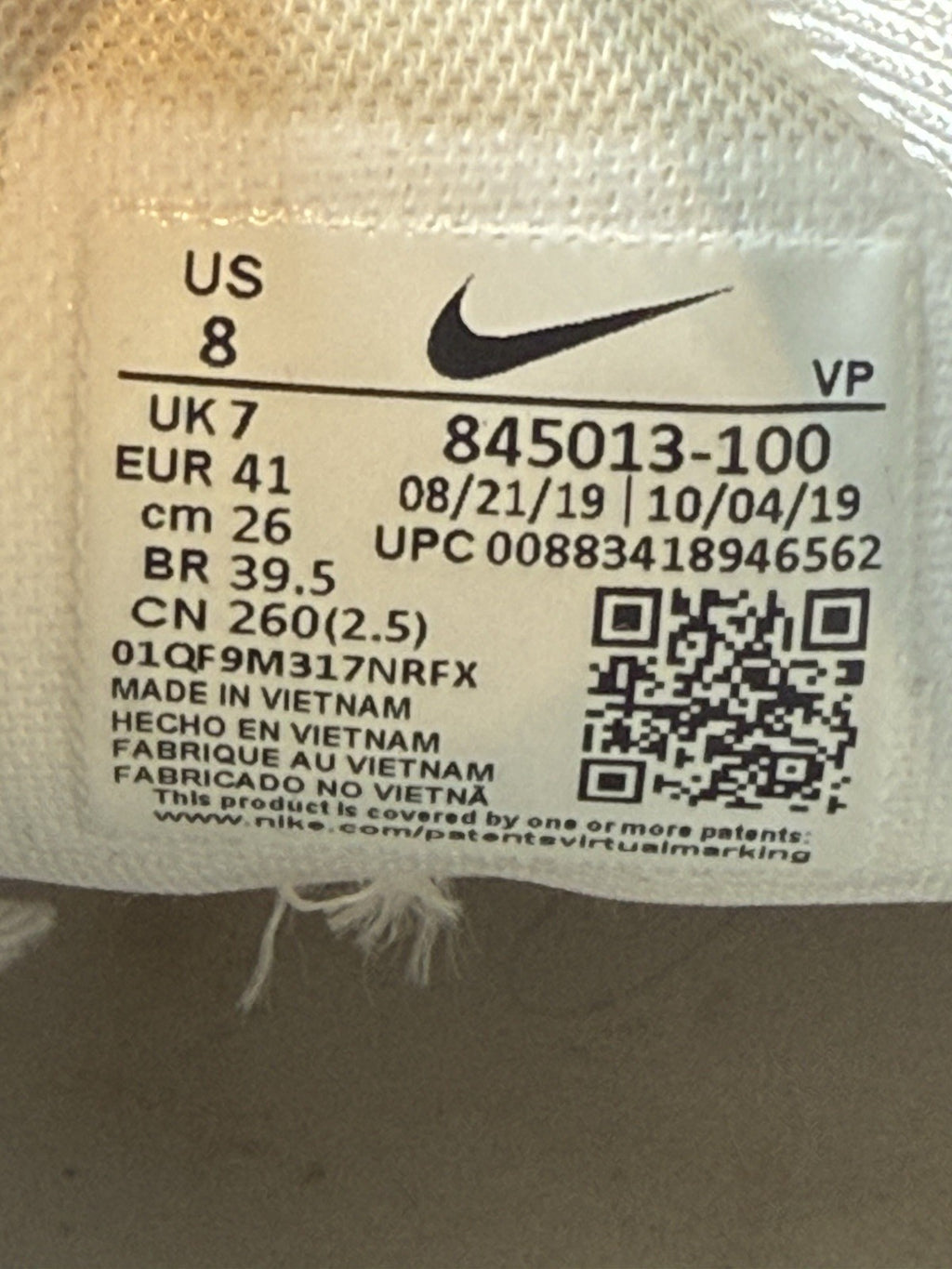 (2019) Nike Classic Cortez Ultra Moire OG Forrest Gump White Red UK 7