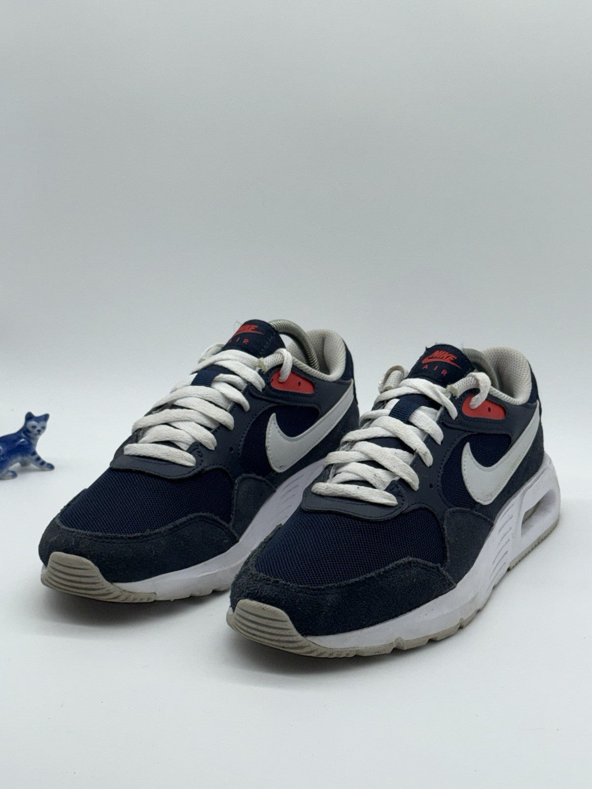 Nike Air Max SC 'Obsidian Midnight Navy x Track Red' UK 6 (CW4555-400)
