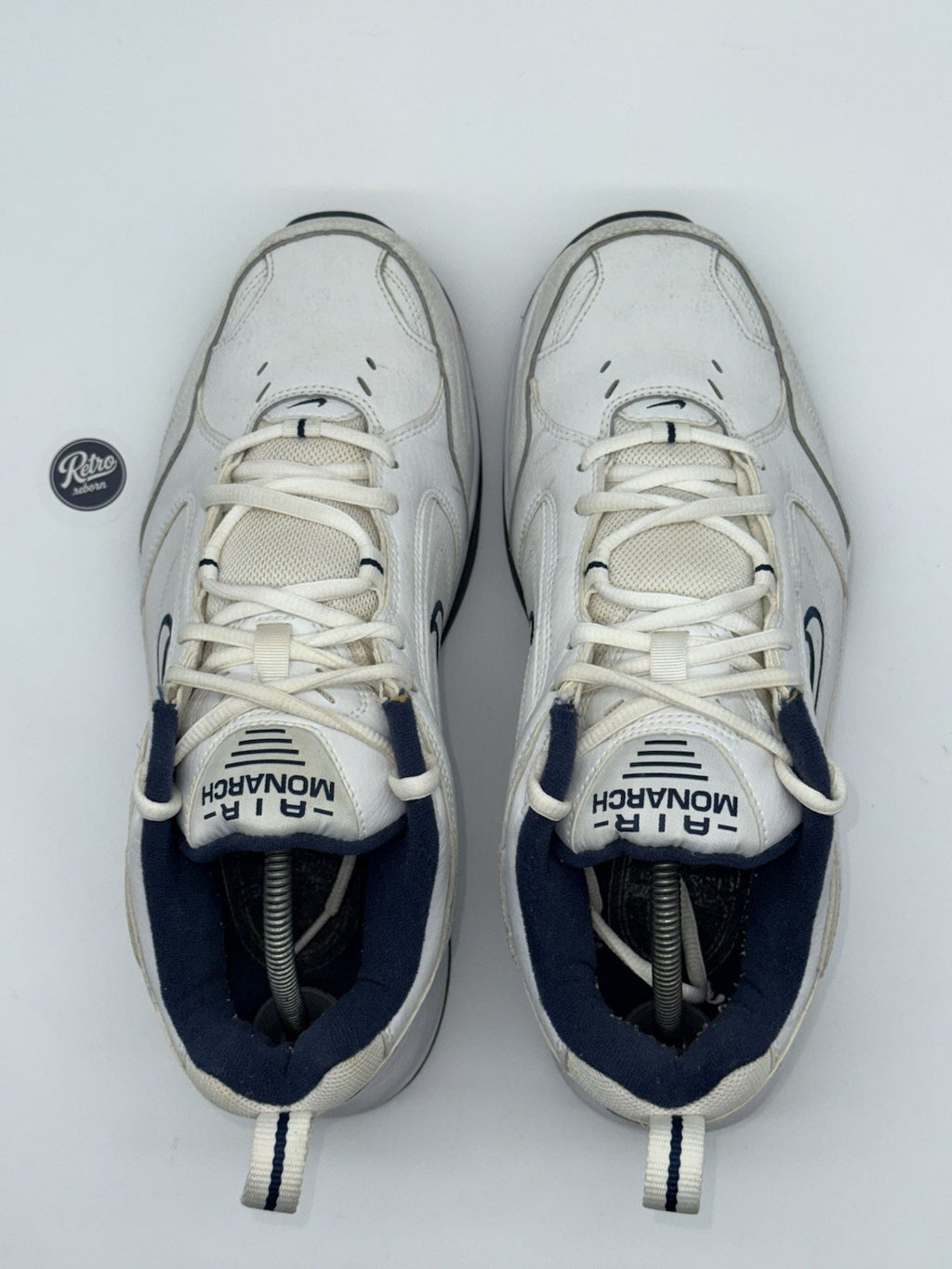 Nike Air Monarch IV 'White x Navy' (2006) – UK 9