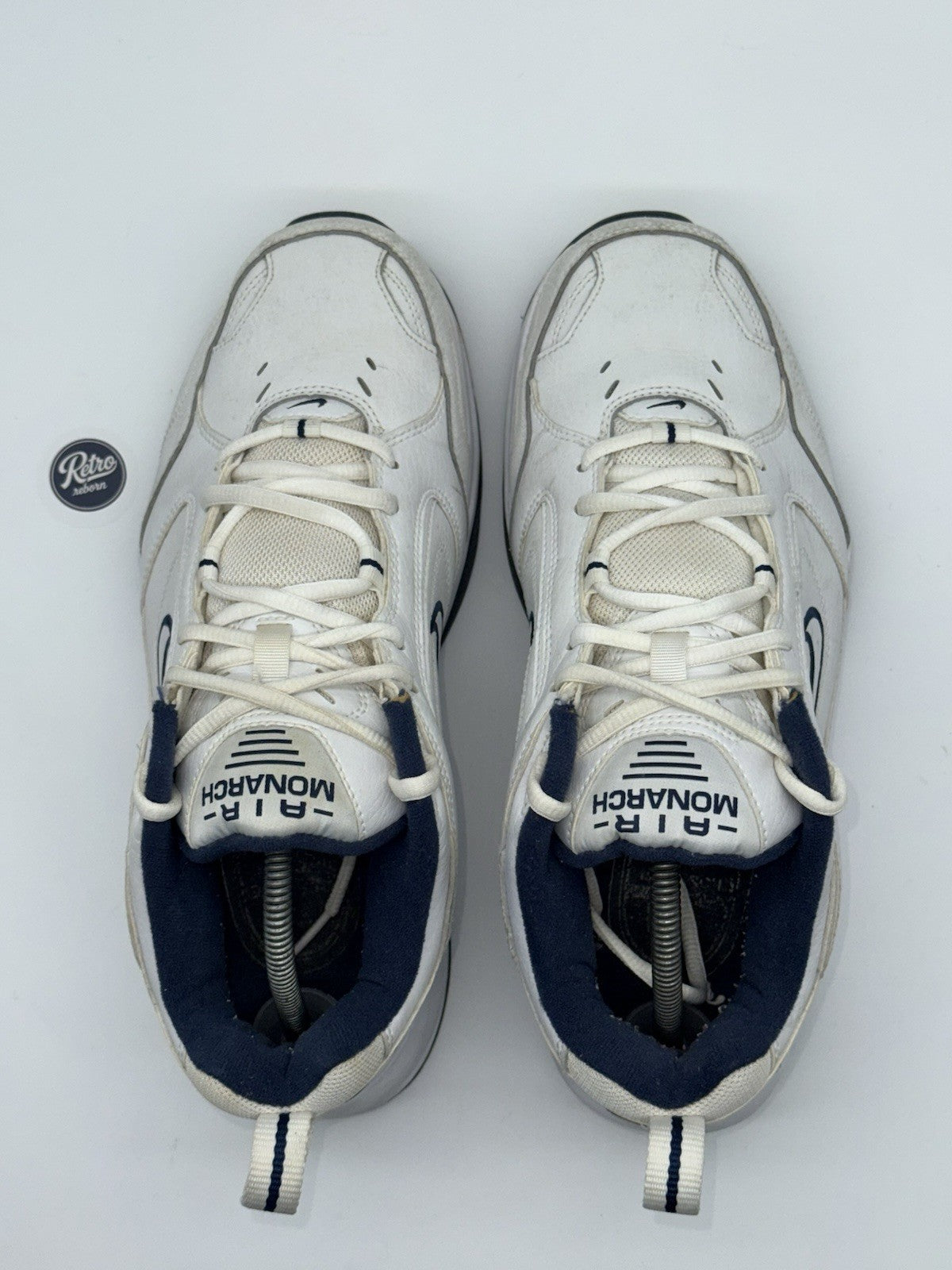 Nike Air Monarch IV 'White x Navy' (2006) – UK 9