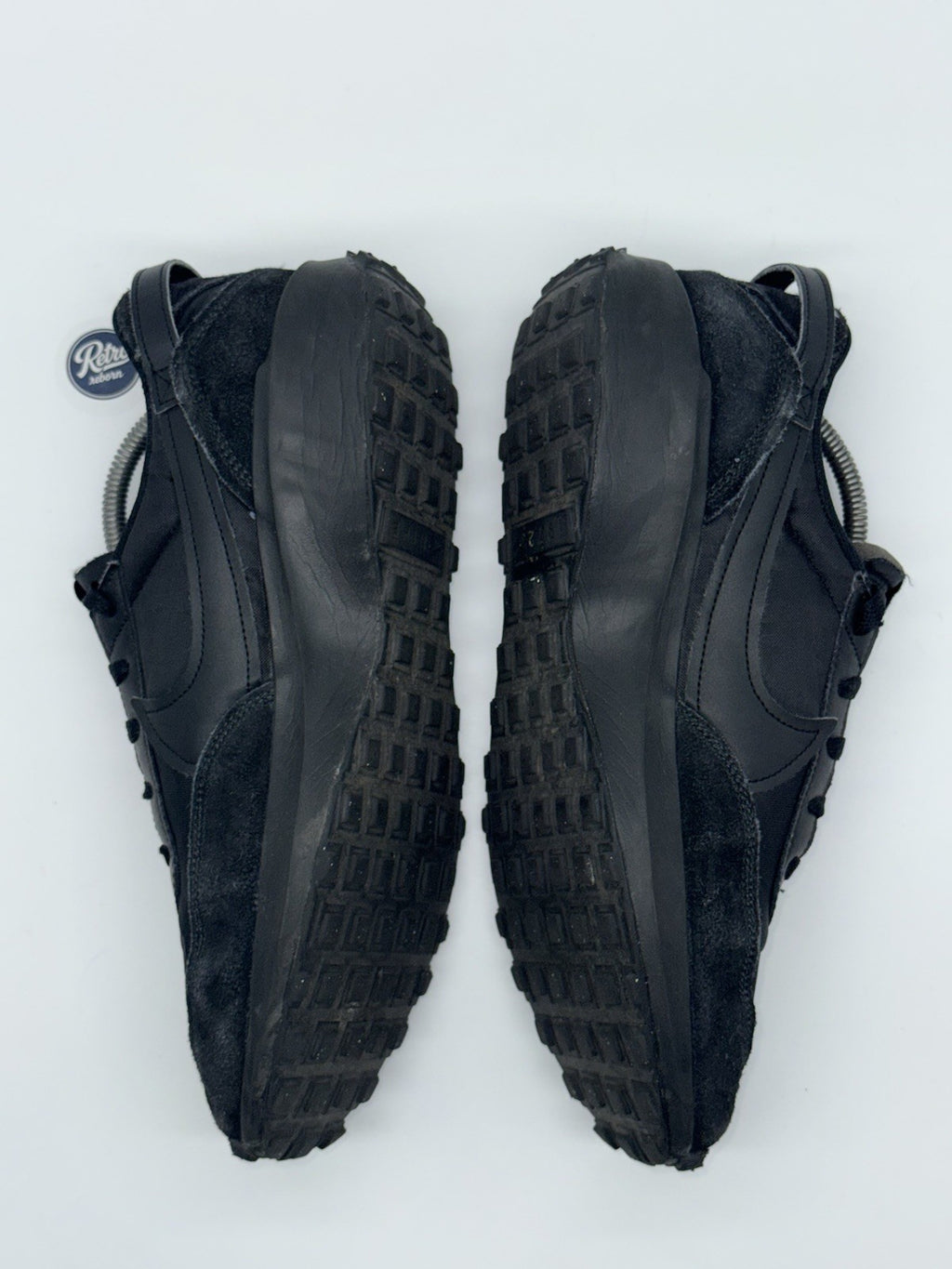 Nike Waffle Debut 'Triple Black' (2022) – UK 9.5