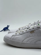 Men’s Puma Basket Vulc White Low Top Trainers Size UK 9