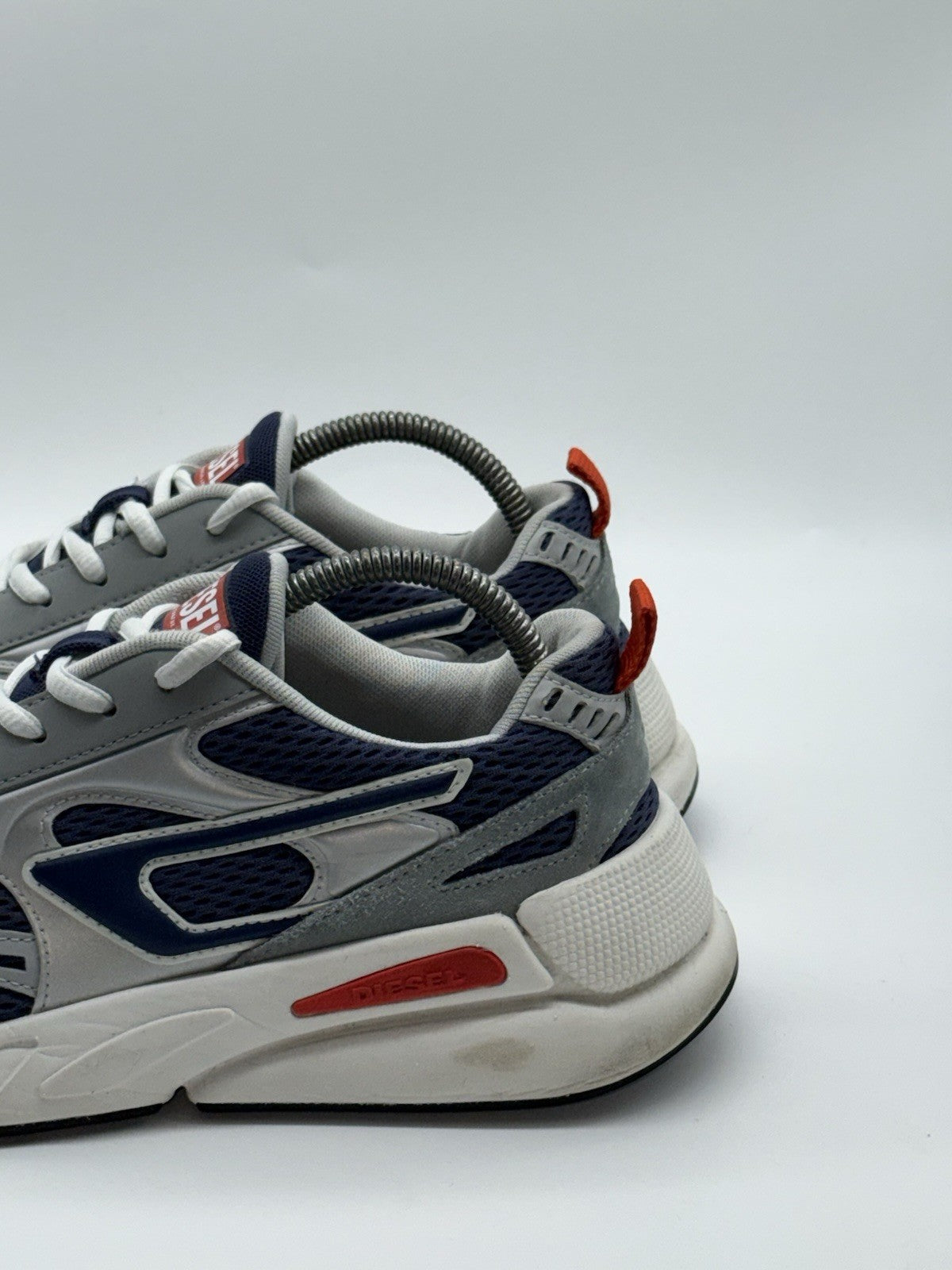Diesel S-Serendipity Grey x Navy x Red Trainers Men’s UK 7