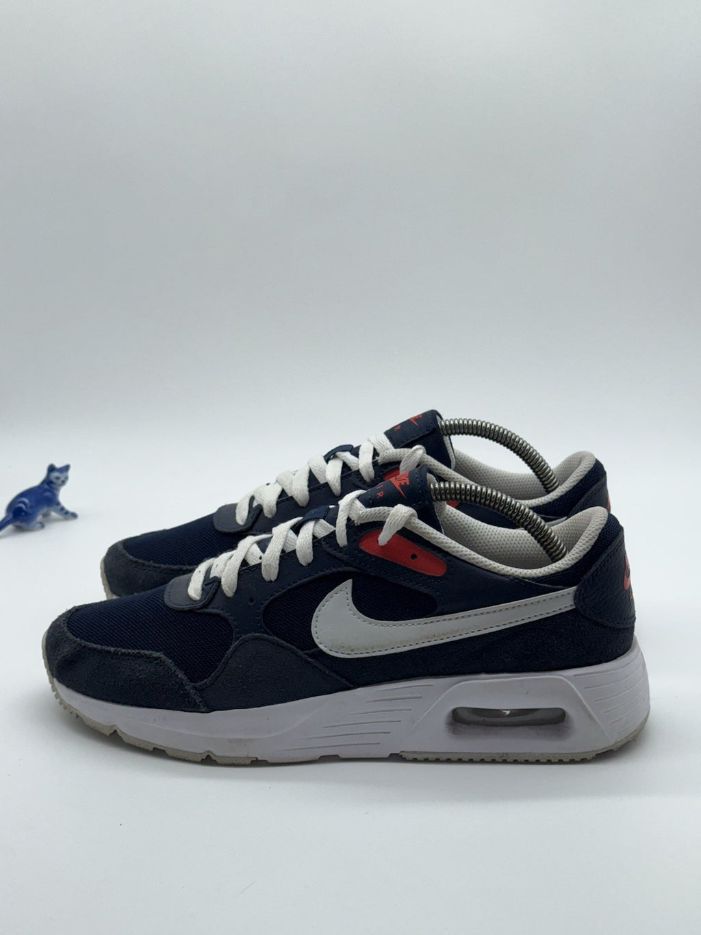 Nike Air Max SC 'Obsidian Midnight Navy x Track Red' UK 6 (CW4555-400)
