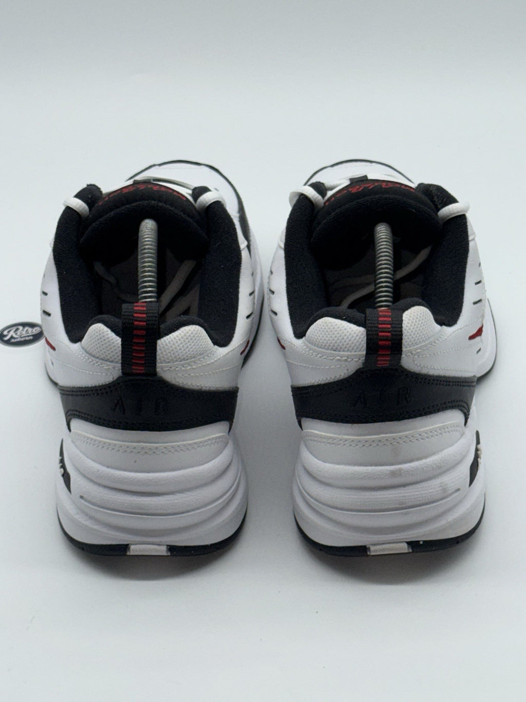 Nike Air Monarch IV 'White x Black x Red' (2023) – UK 9