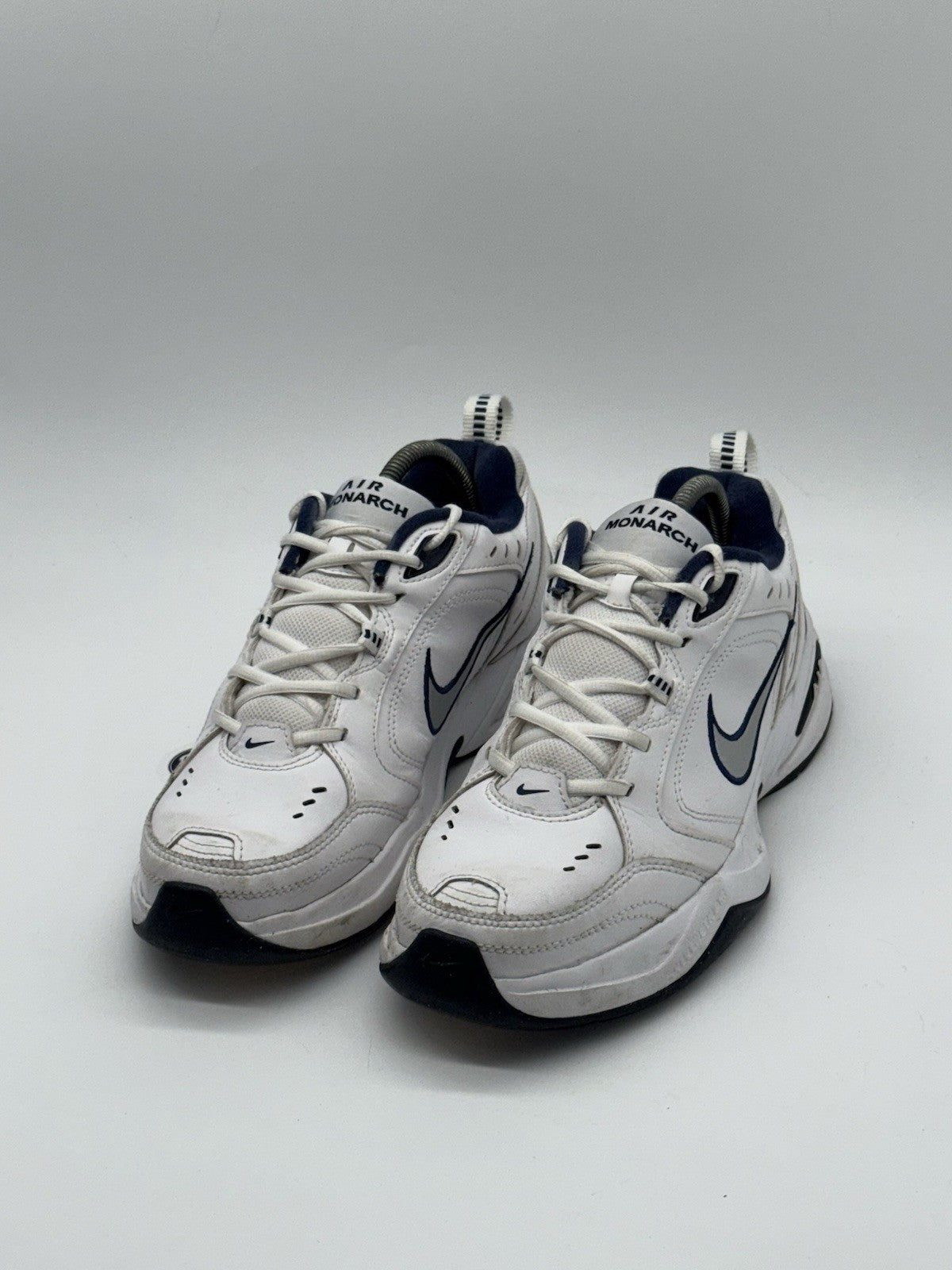 Nike Air Monarch IV 'White x Navy' – UK 7