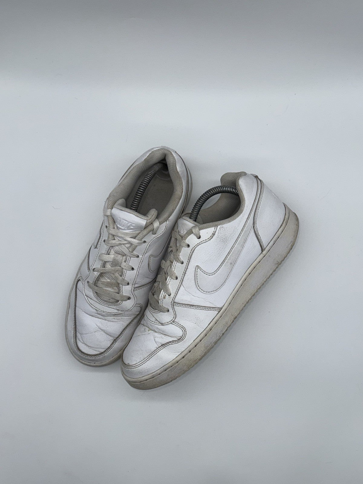 Nike Ebernon Low Casual Trainers ‘Triple White’ Size UK 7
