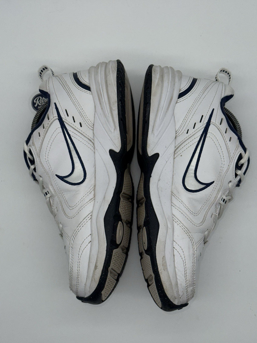 Nike Air Monarch IV 'White x Navy' – UK 7
